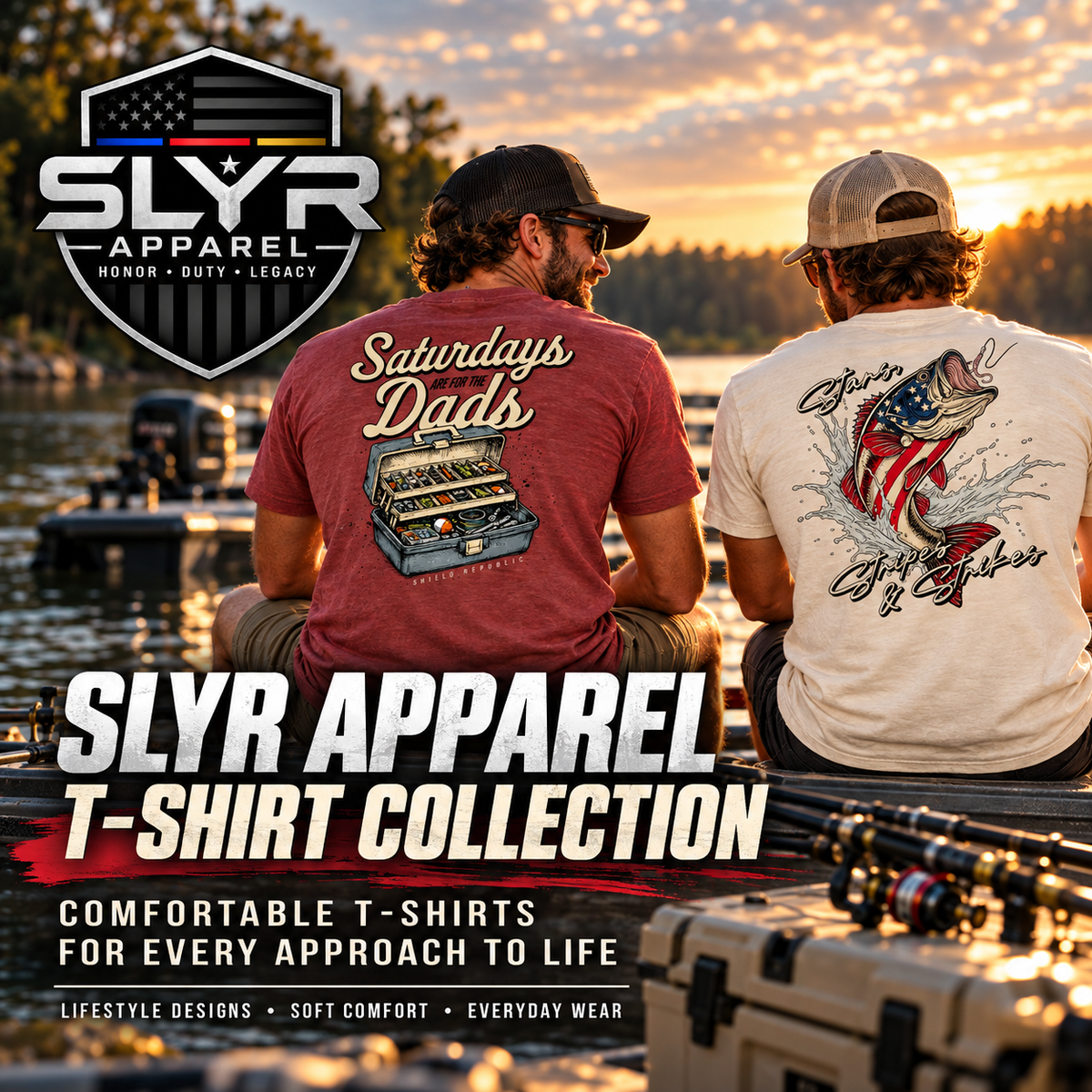SLYR Apparel T-Shirt Collection featuring graphic tees and everyday shirts