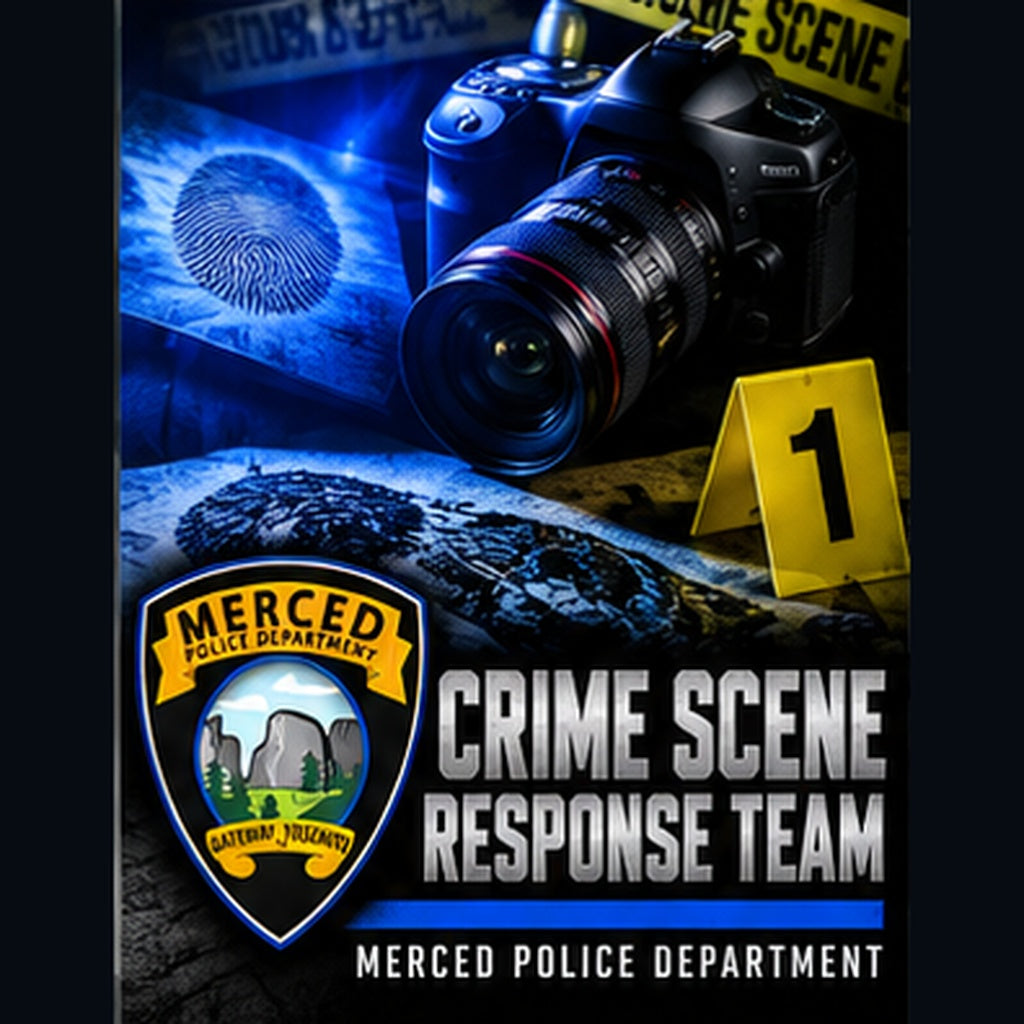 Merced Police Department Crime Scene Response Team CSRT apparel collection cover