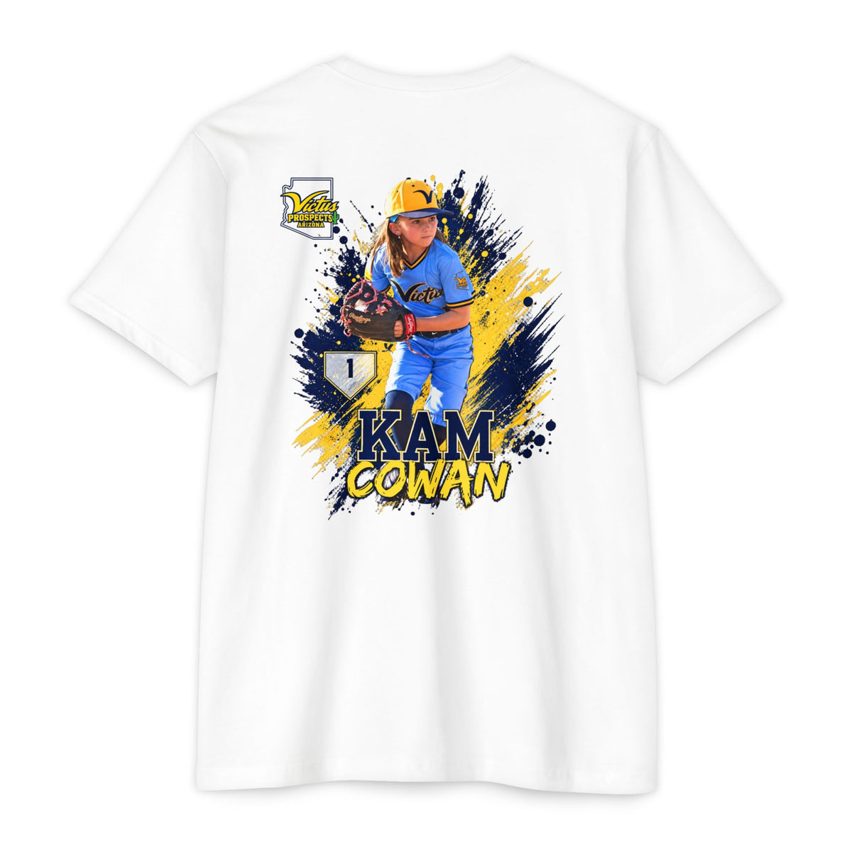 Kam Cowan youth baseball supporter T-shirt - SLYR Apparel