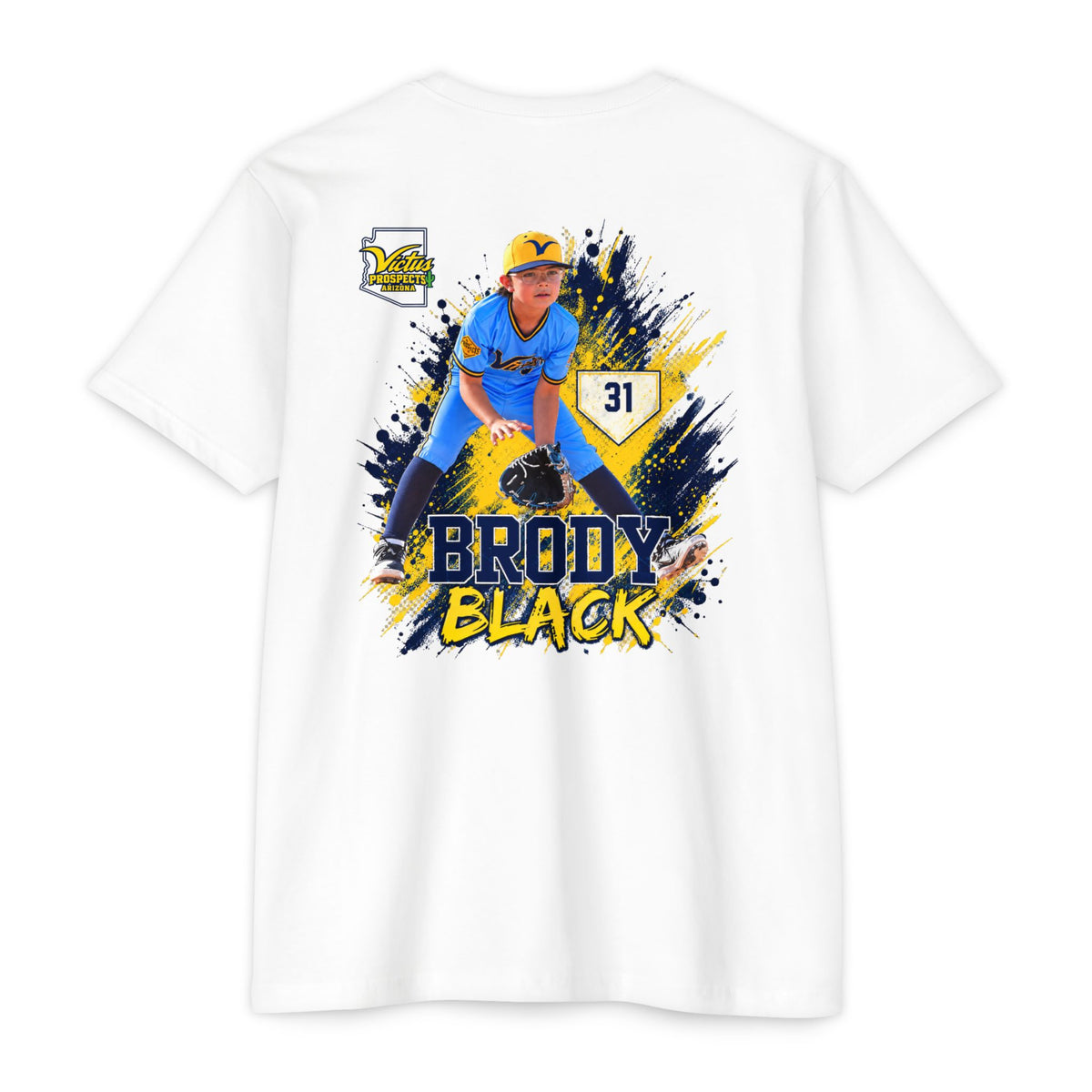 Brody Black baseball fan apparel product image - SLYR Apparel