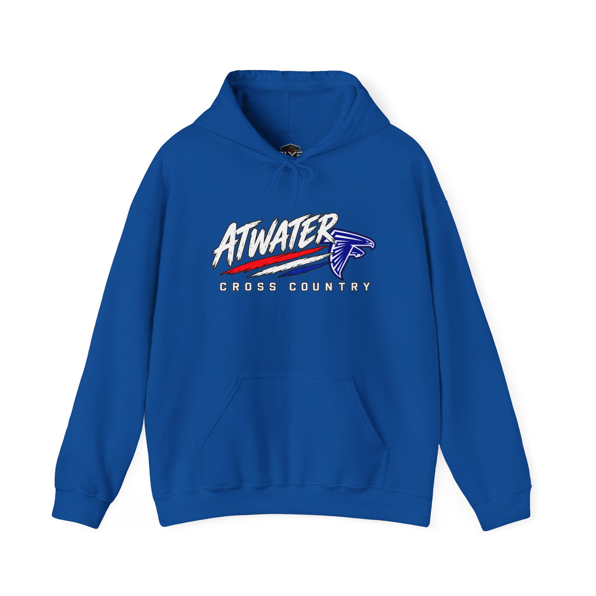 Atwater Falcon Cross Country hoodie by SLYR Apparel — product view 1