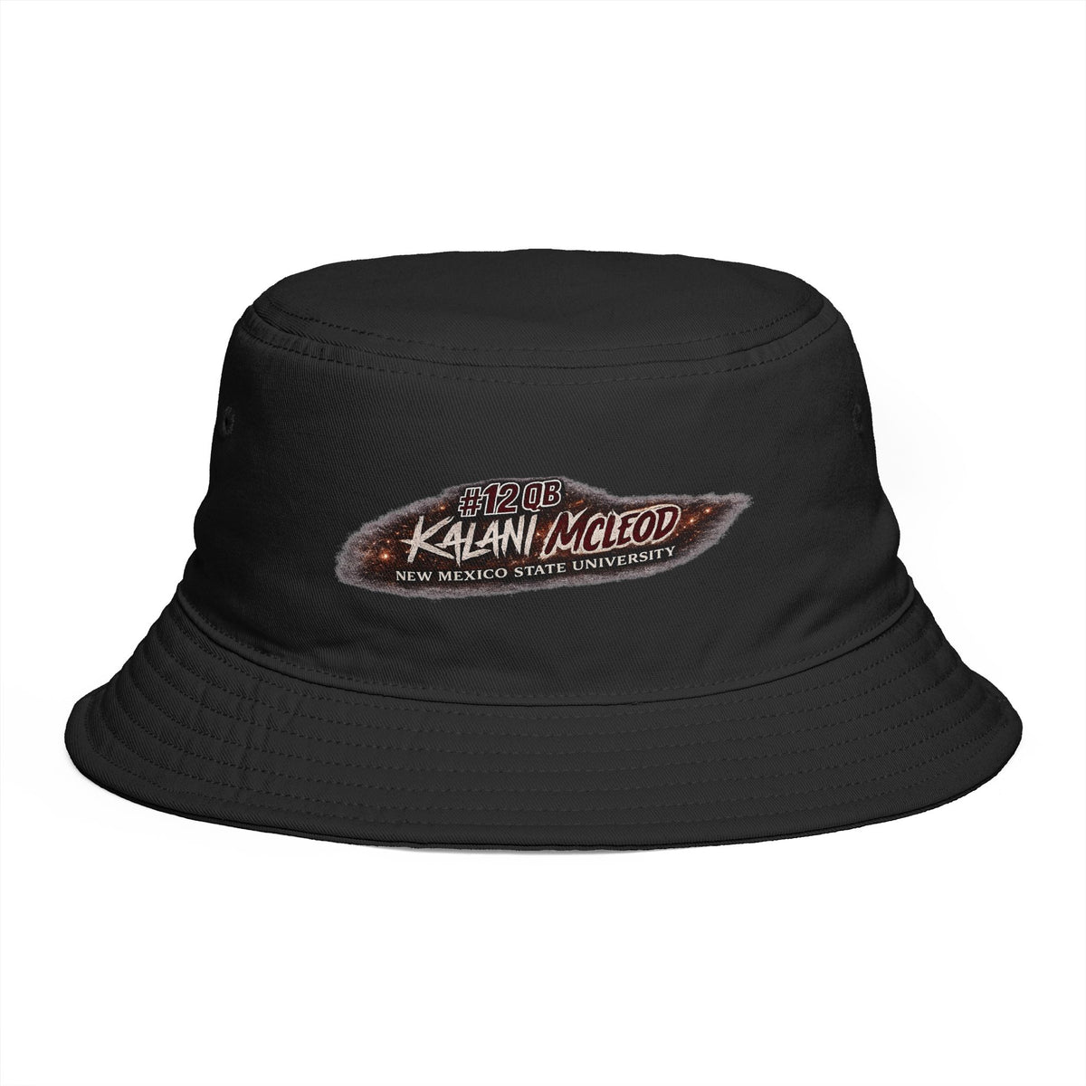 Kalani McLeod New Mexico State bucket hat by SLYR Apparel - product view 1
