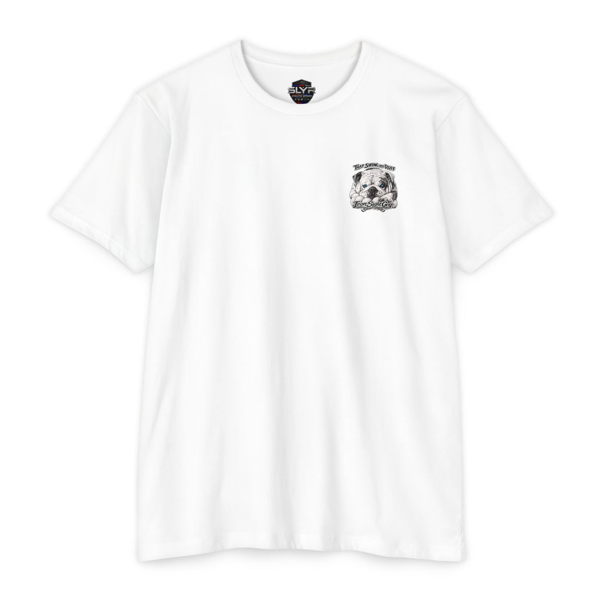 That Swing Was Ruff bulldog golf T-shirt by SLYR Apparel - product view 5