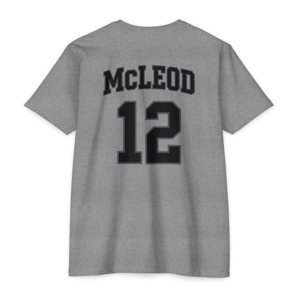 McLeod #12 New Mexico State football T-shirt by SLYR Apparel - product view 4