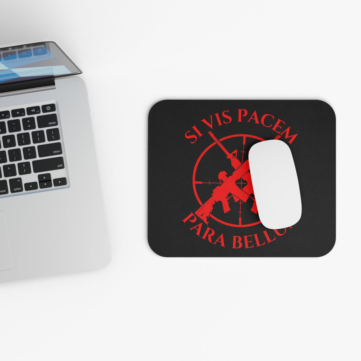 Si Vis Pacem Para Bellum Mouse Pad —MPD Range Team 9"x8" Mouse Pad by SLYR Apparel — product image 4