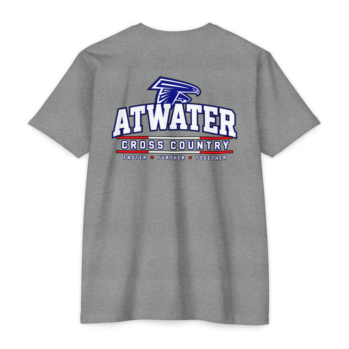 Atwater Cross Country AHS XC front and back T-shirt by SLYR Apparel — product view 9