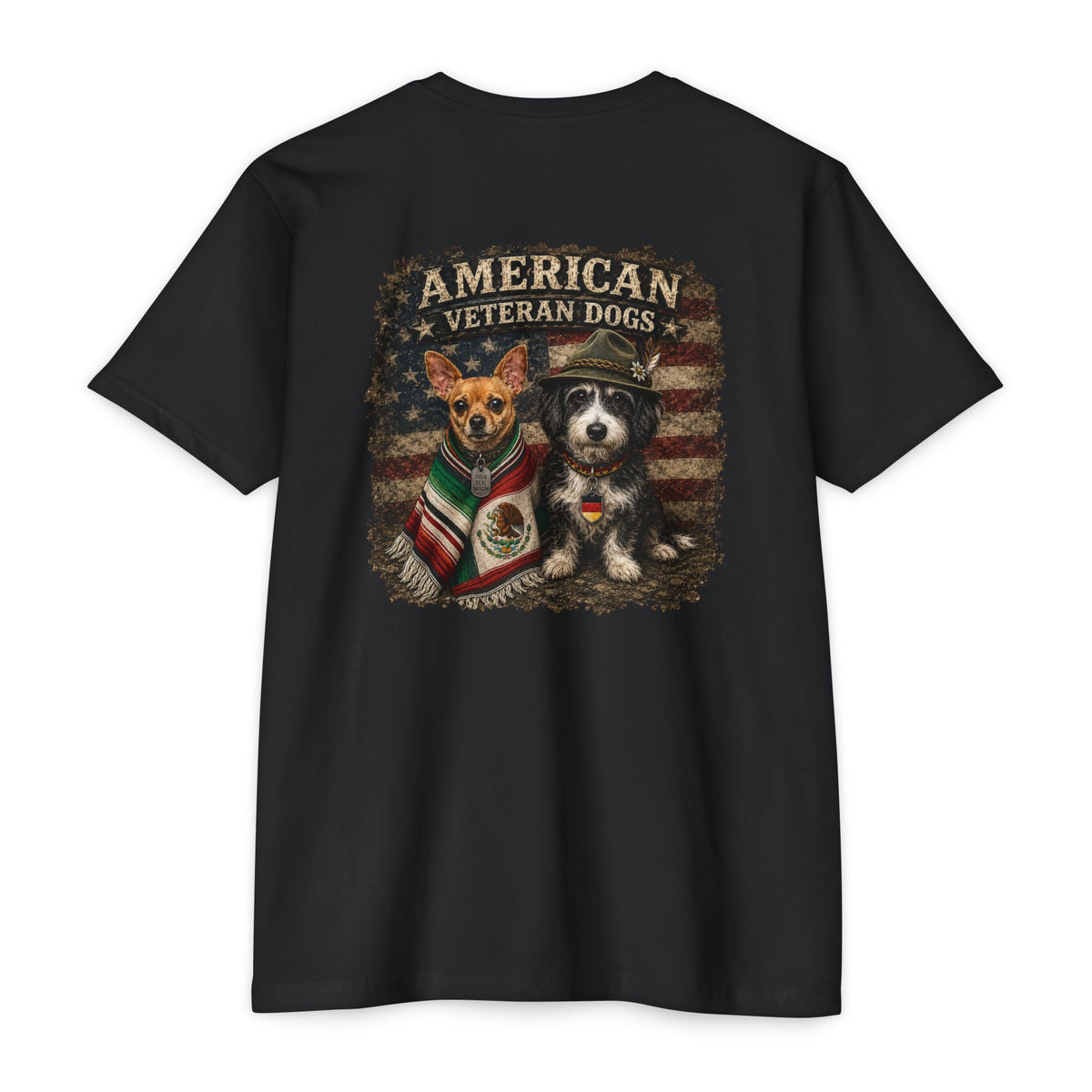 American Veteran Heritage Dogs T-shirt by SLYR Apparel - product view 1