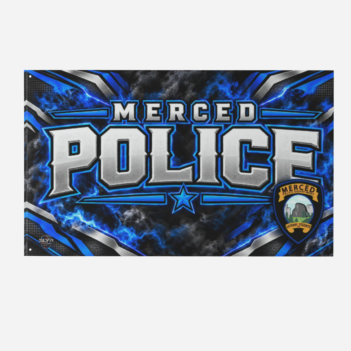 Merced Police Athletic Flag by SLYR Apparel - product image 2