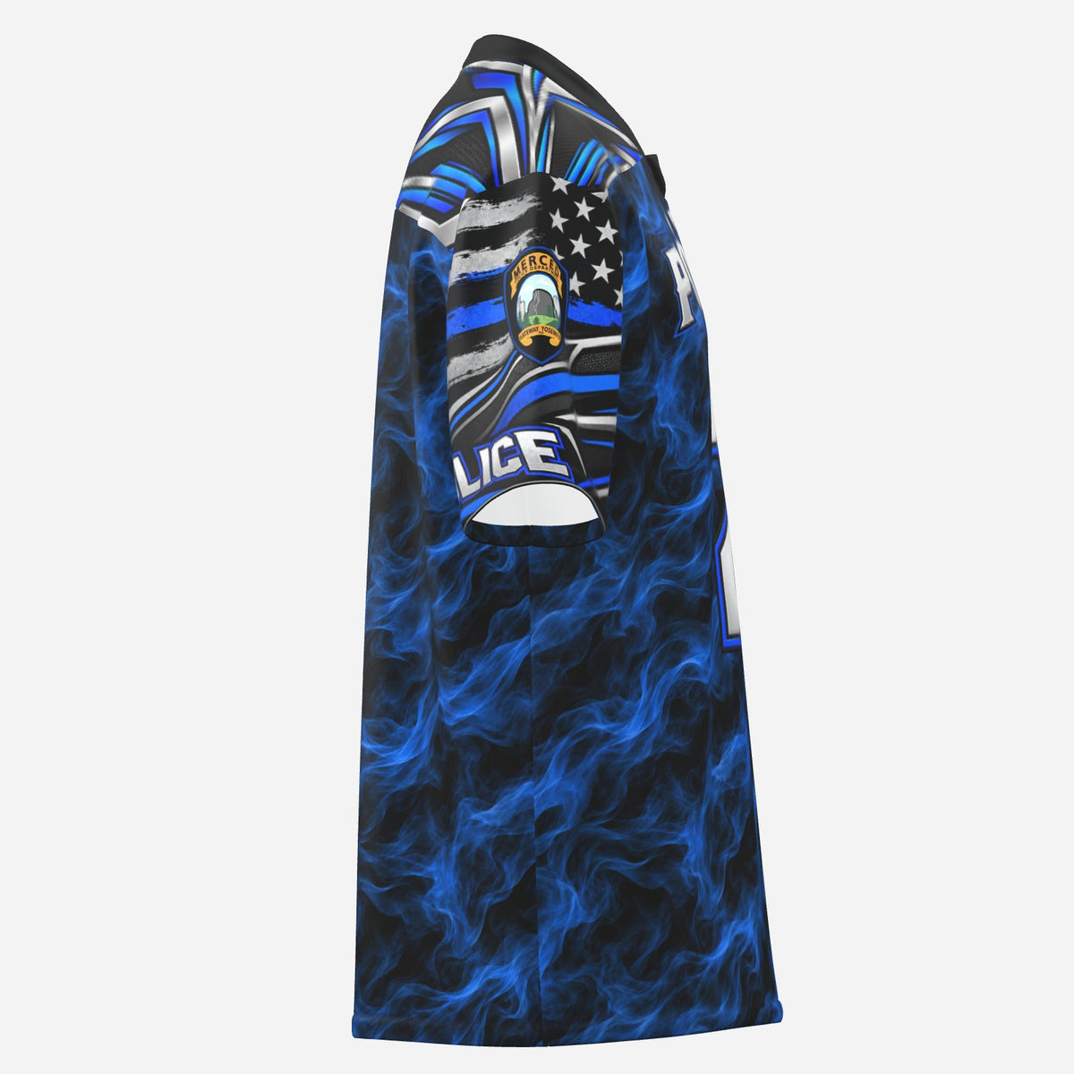 SLYR Apparel number 2 City Police athletic jersey product photo 3