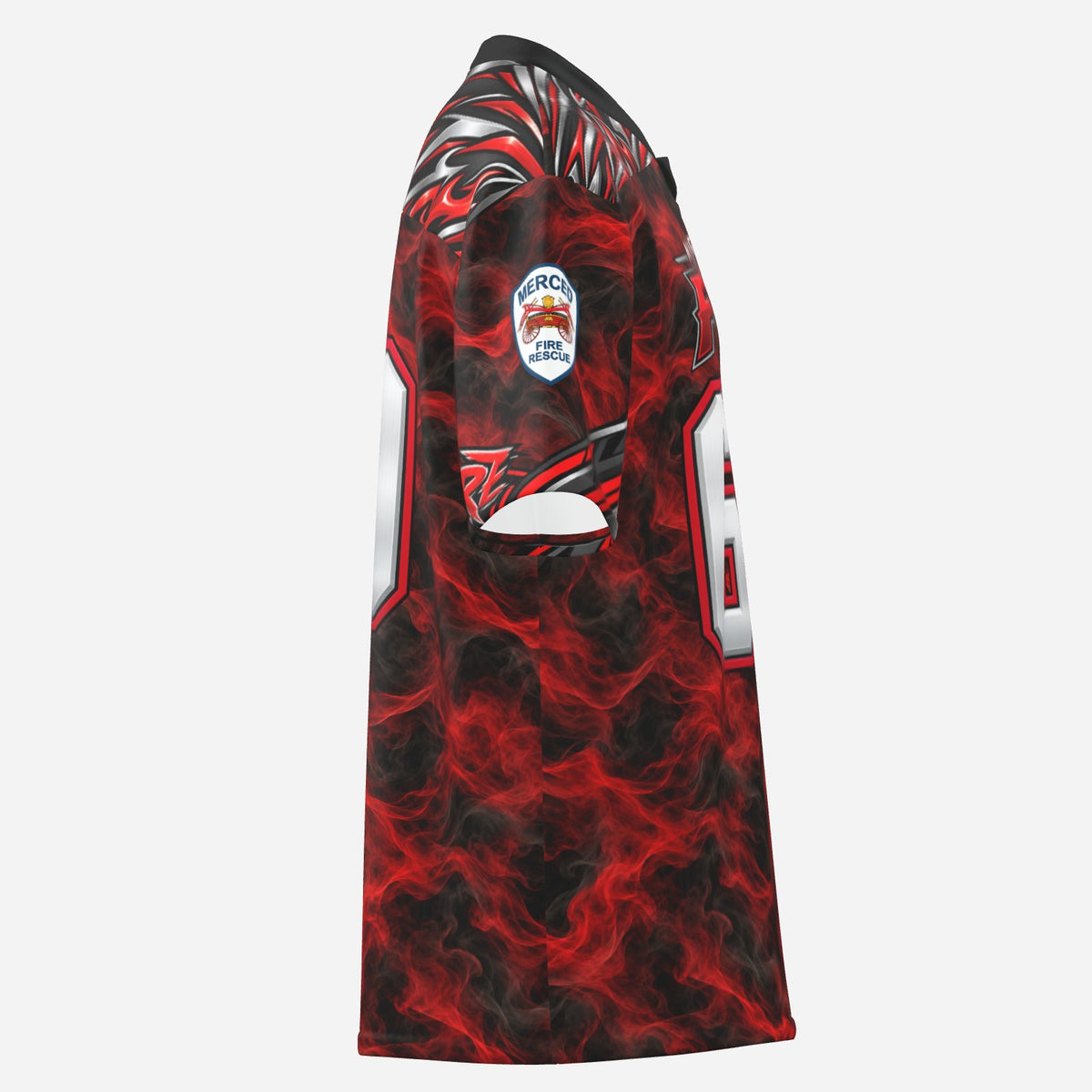 SLYR Apparel City Fire athletic jersey number 69, product image 3
