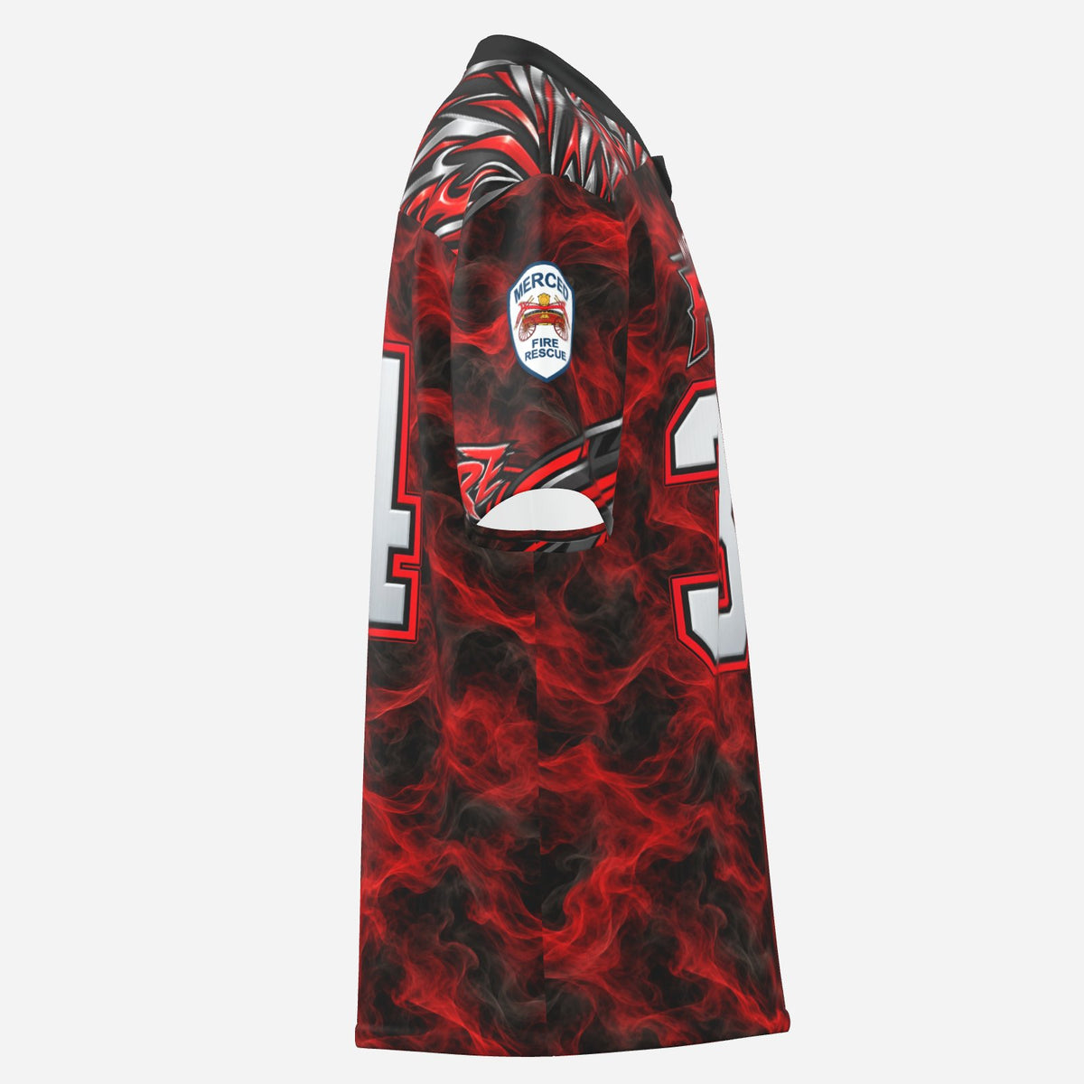 SLYR Apparel City Fire athletic jersey number 34, product image 3