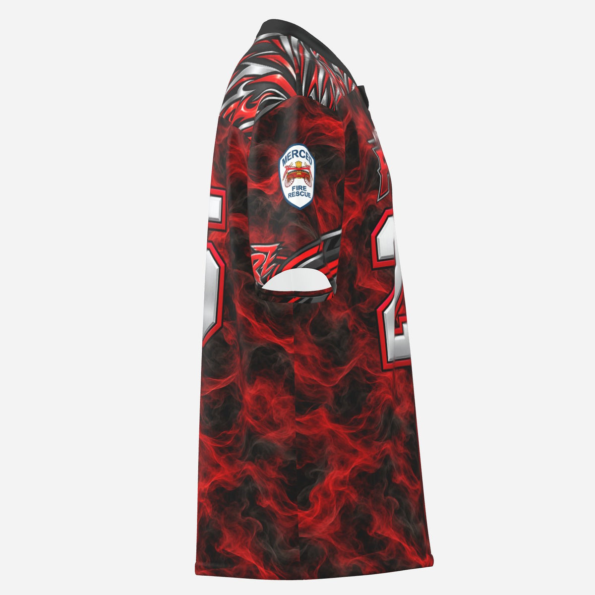 SLYR Apparel City Fire athletic jersey number 25, product image 3