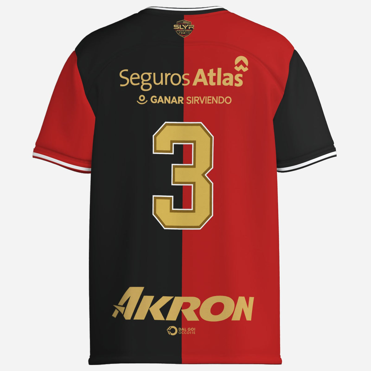 Red Bulls Soccer Team jersey number 3 - SLYR Apparel product image 2