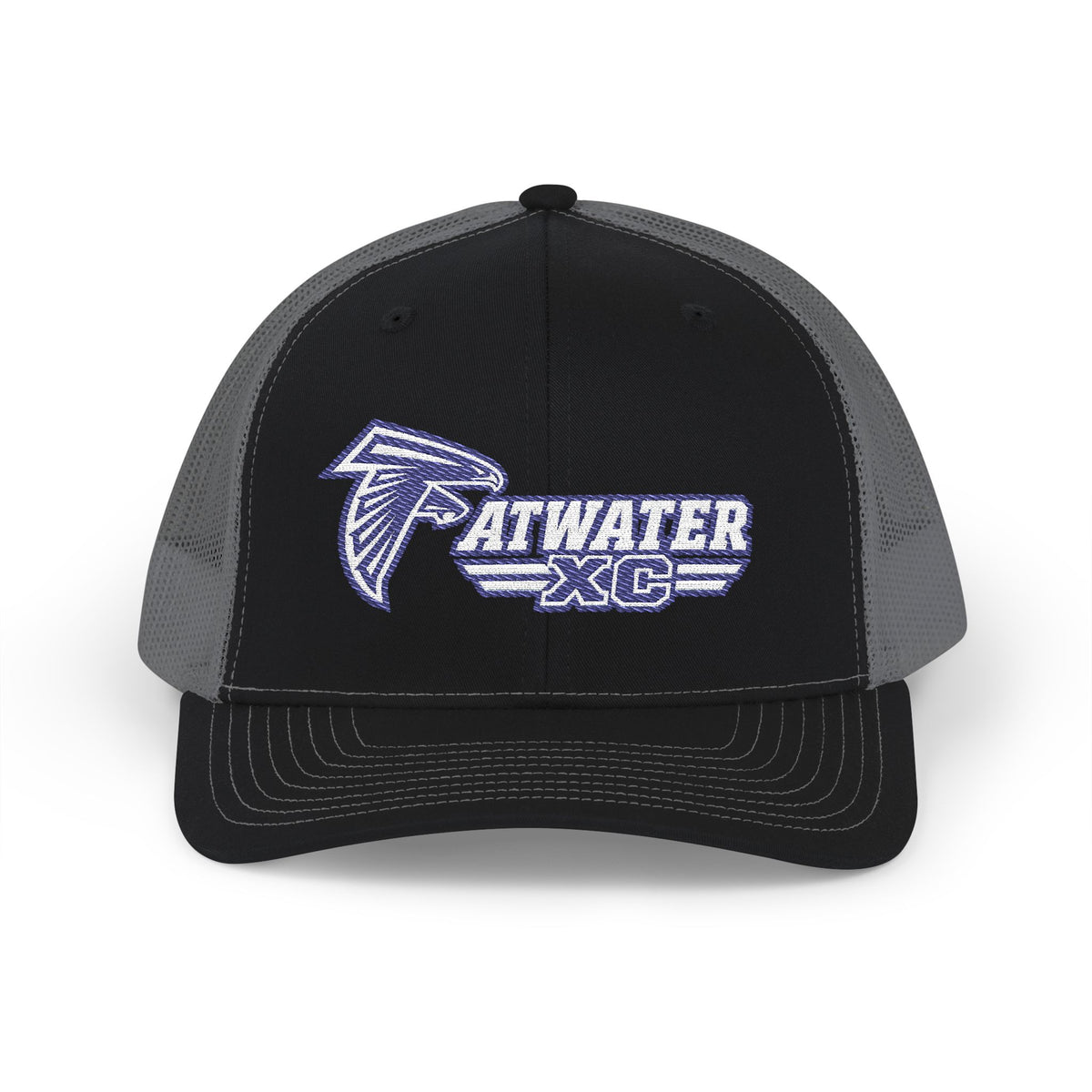 Atwater XC embroidered Richardson 112 snapback mesh hat by SLYR Apparel — product view 1