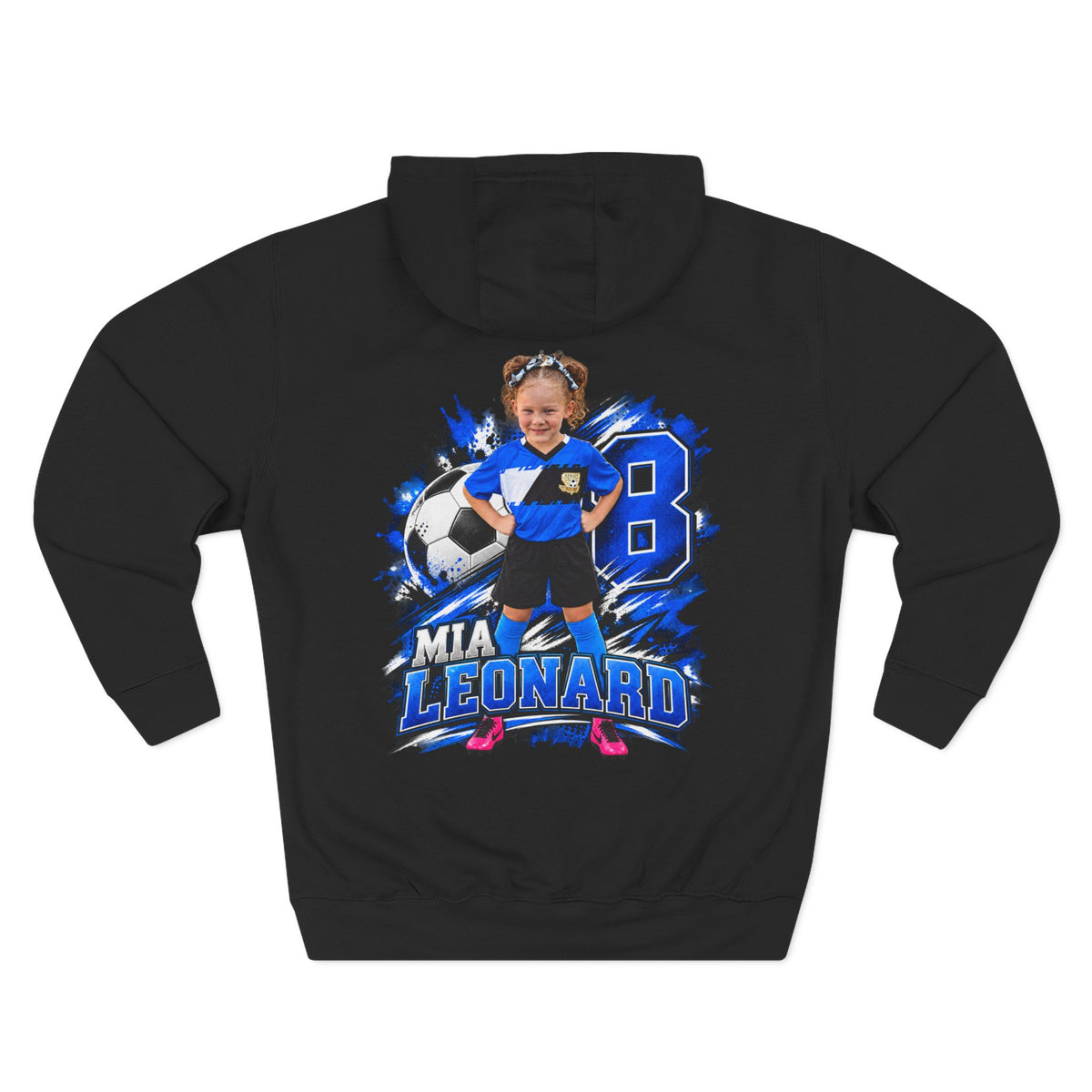 Mia Leonard number 8 personalized soccer hoodie - SLYR Apparel