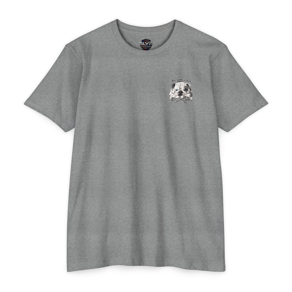 That Swing Was Ruff bulldog golf T-shirt by SLYR Apparel - product view 6