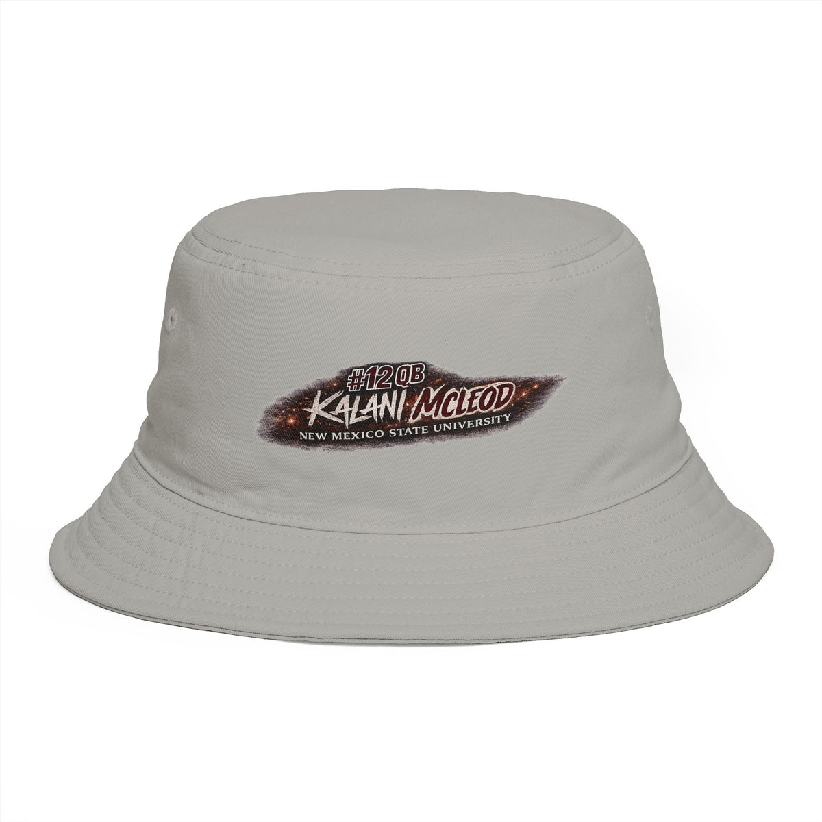 Kalani McLeod New Mexico State bucket hat by SLYR Apparel - product view 2