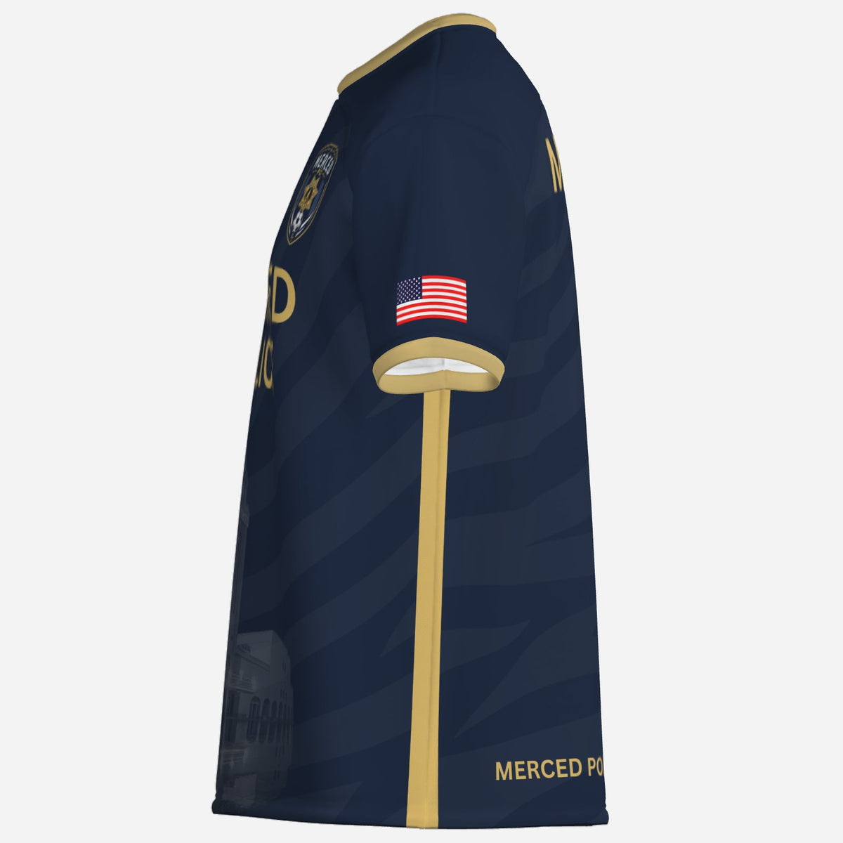 SLYR Apparel #6 MPOA Soccer Jersey for the Merced Police Officers Association Football Club