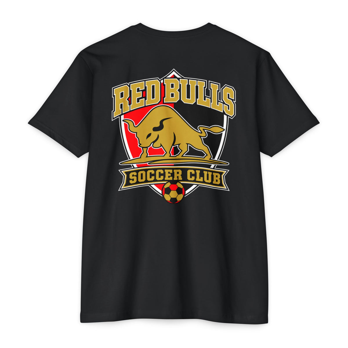 Red Bulls Soccer Club front and back print graphic T-shirt by SLYR Apparel - product image 3