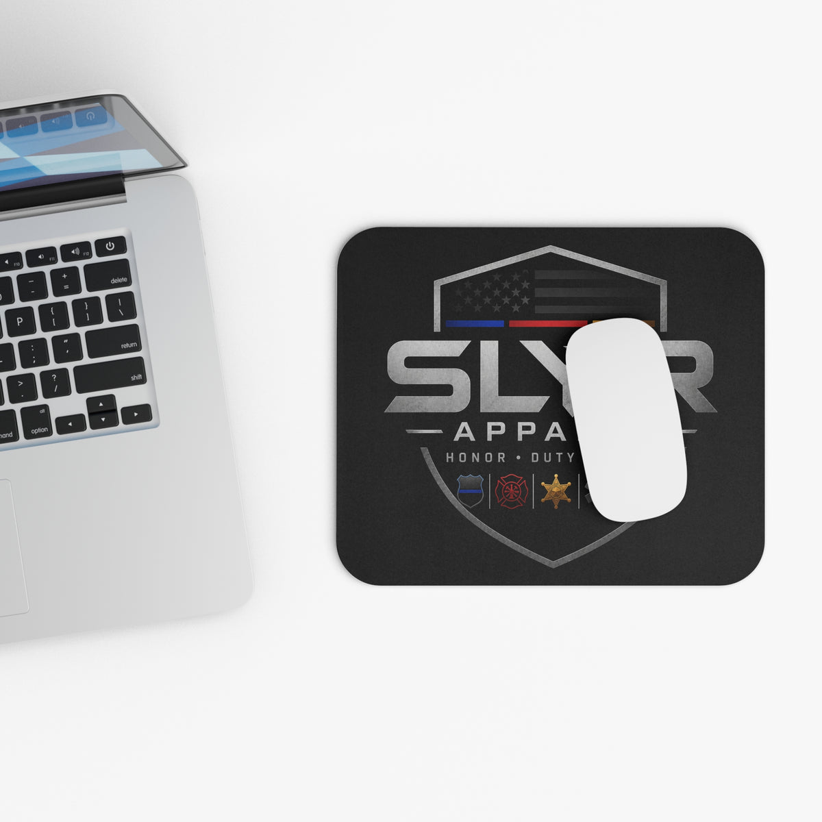 SLYR Apparel Honor • Duty • Legacy Mouse Pad — Law Enforcement & First Responder Desk Mat by SLYR Apparel — product image 4