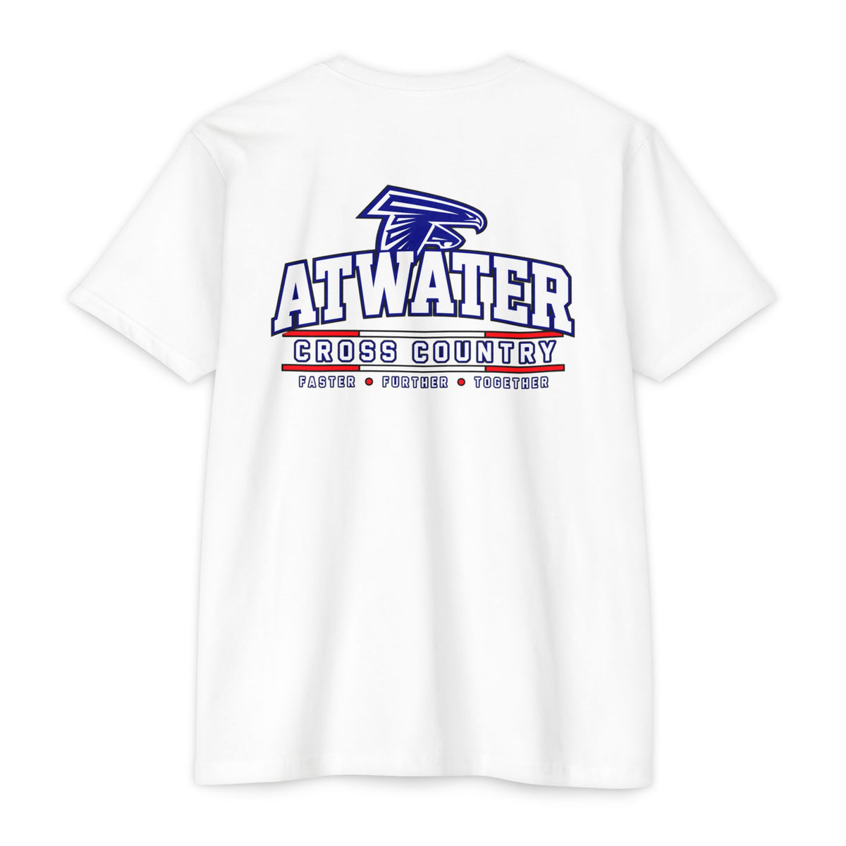 Atwater Cross Country AHS XC front and back T-shirt by SLYR Apparel — product view 7