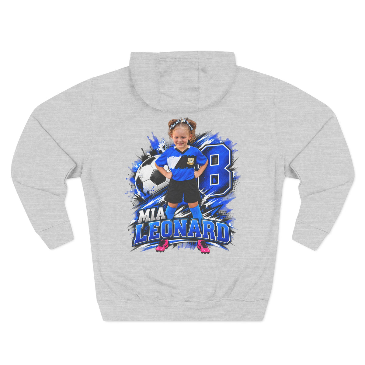 Mia Leonard personalized soccer fan hoodie - SLYR Apparel