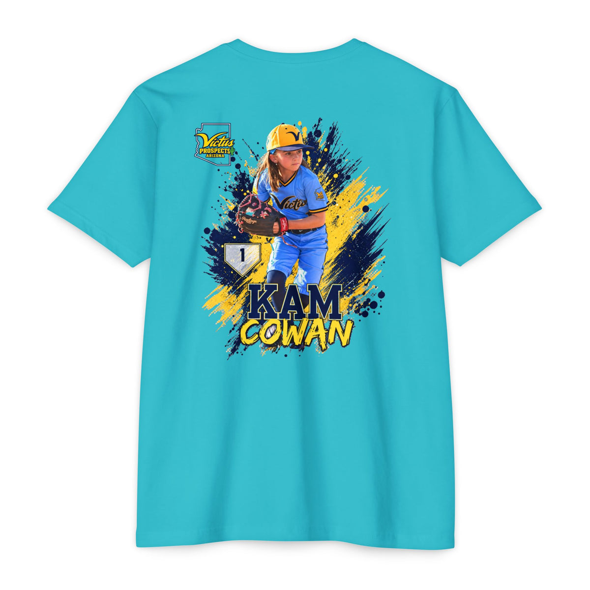 Kam Cowan youth baseball shirt product image - SLYR Apparel