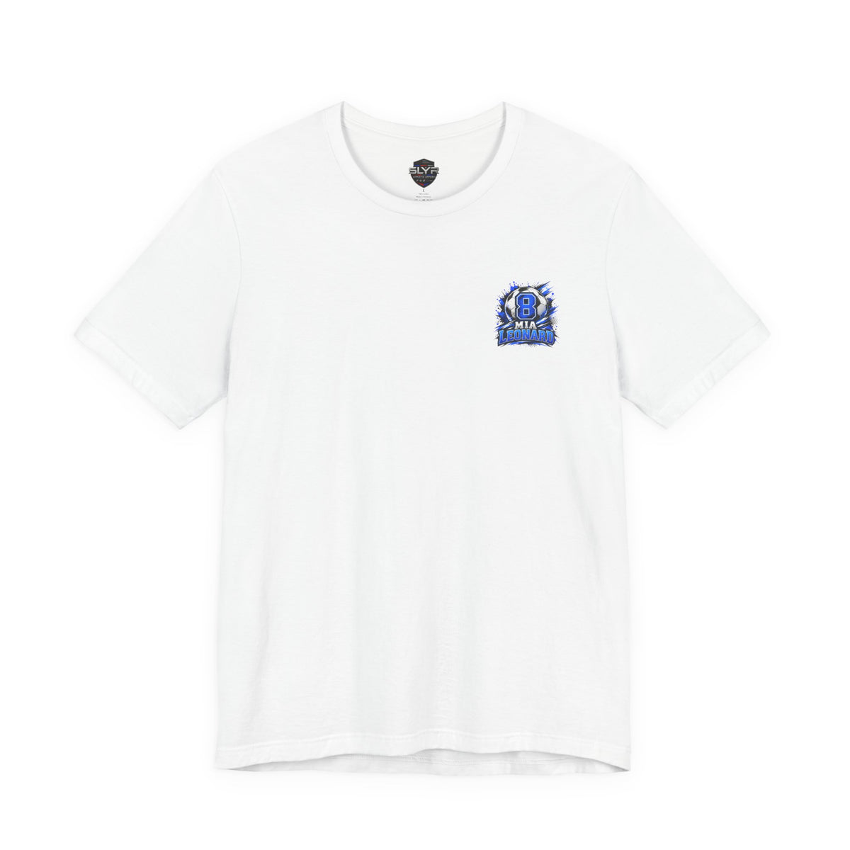 Mia Leonard #8 soccer shirt product image - SLYR Apparel