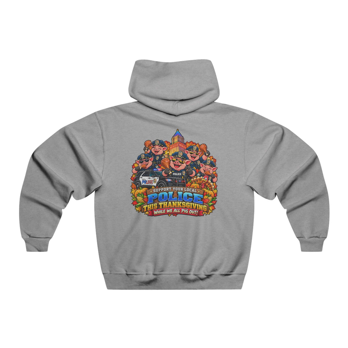 SLYR Apparel Support Your Local Police Thanksgiving Hoodie