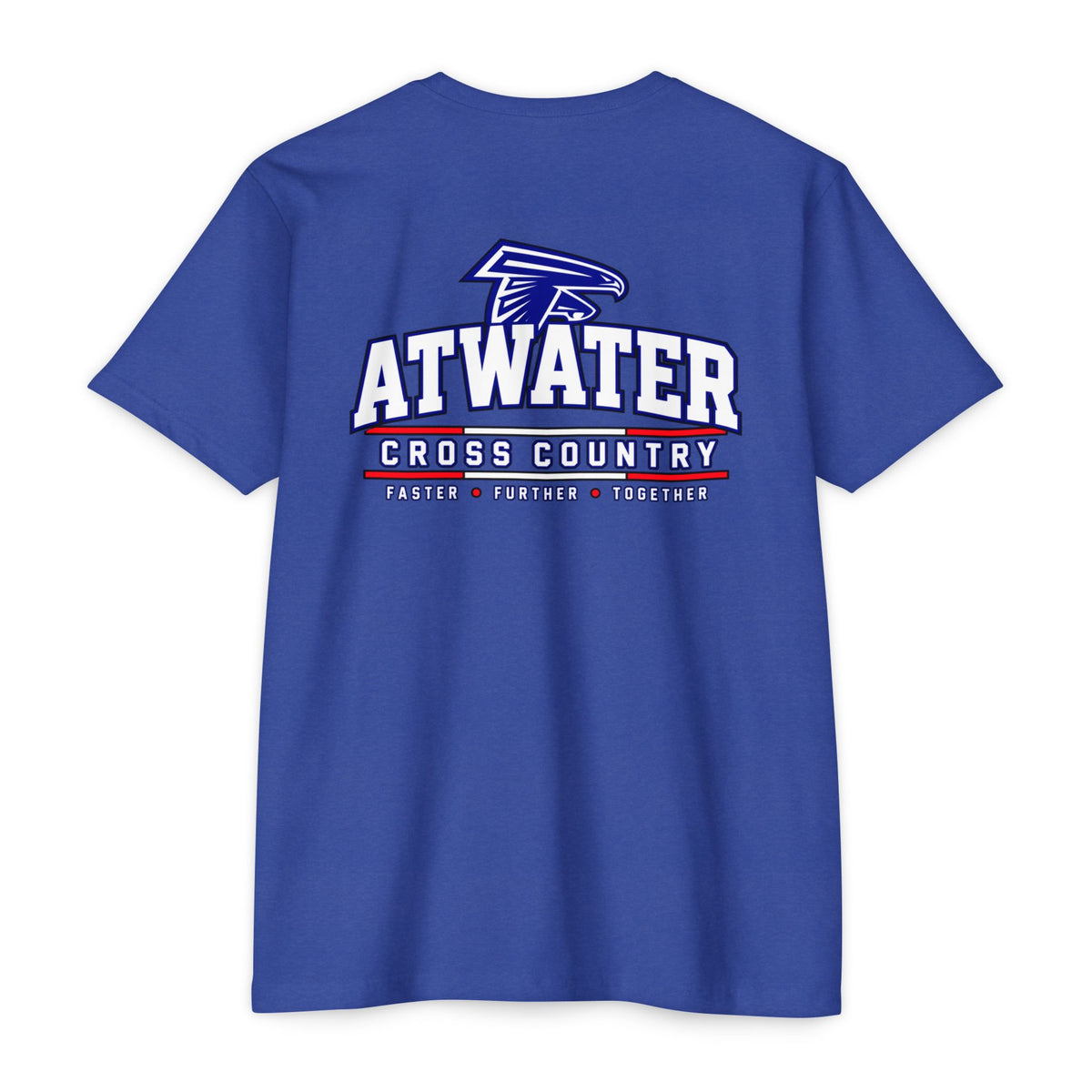 Atwater Cross Country AHS XC front and back T-shirt by SLYR Apparel — product view 1