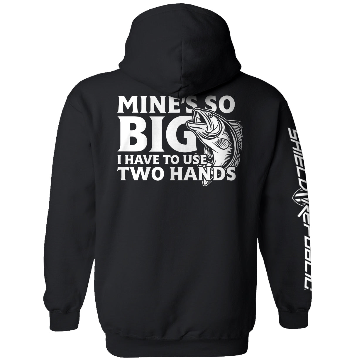 Mine's So Big I Have To Use Two Hands T-Shirt - SLYR Apparel