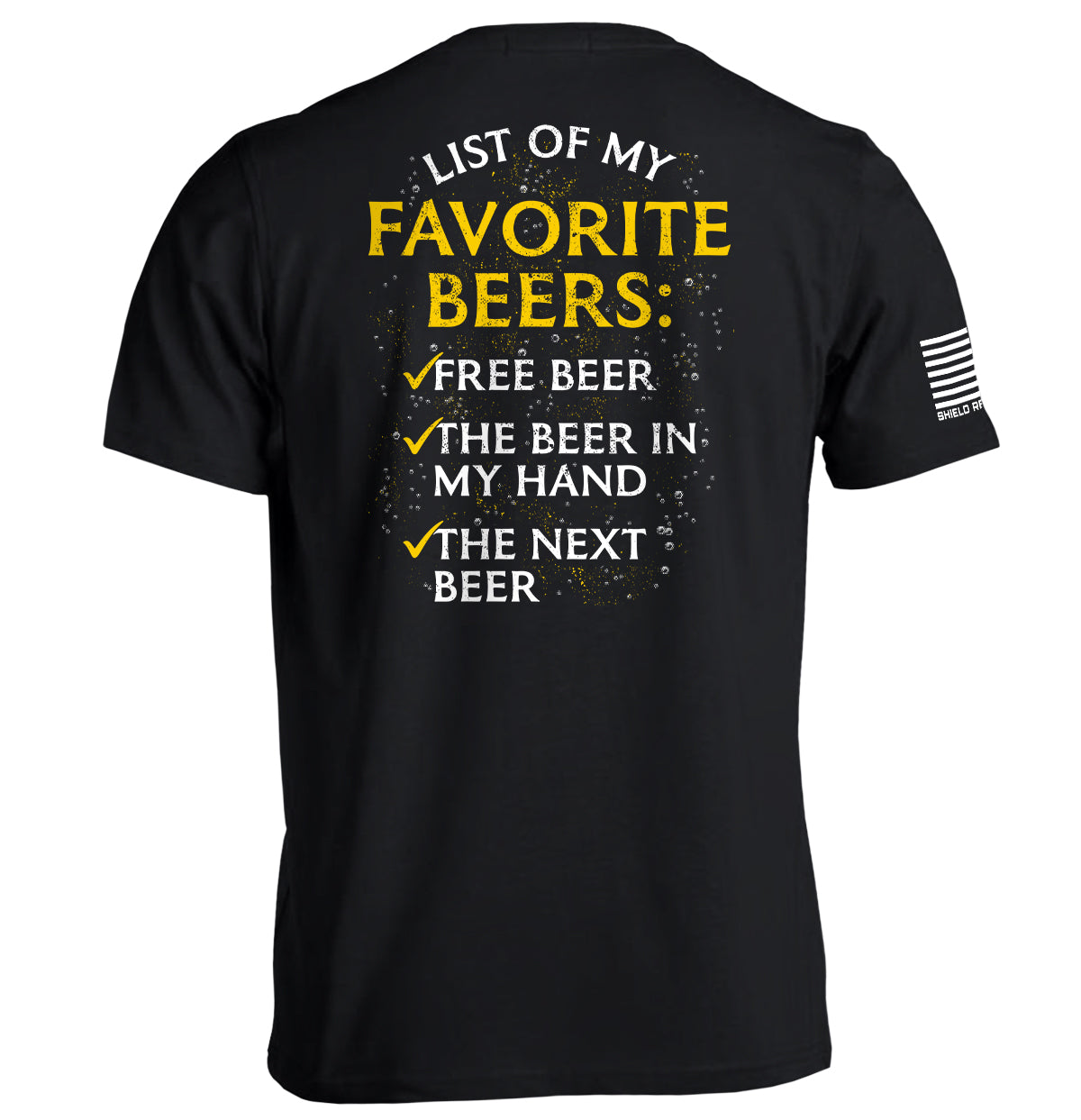 List of My Favorite Beers T-Shirt - SLYR Apparel