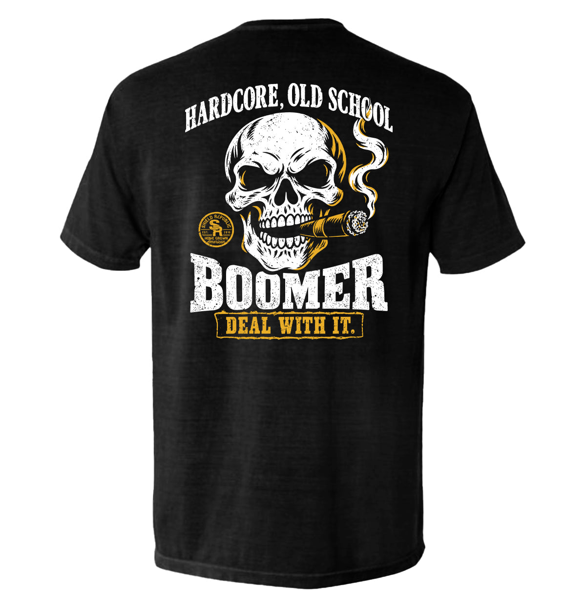 Shield Republic Hardcore, Old School, Boomer – Graphic Apparel