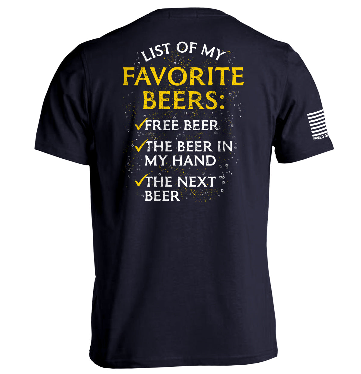 List of My Favorite Beers T-Shirt - SLYR Apparel