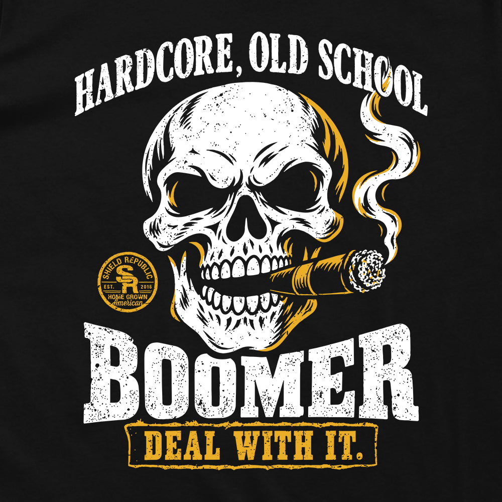 Shield Republic Hardcore, Old School, Boomer – Graphic Apparel