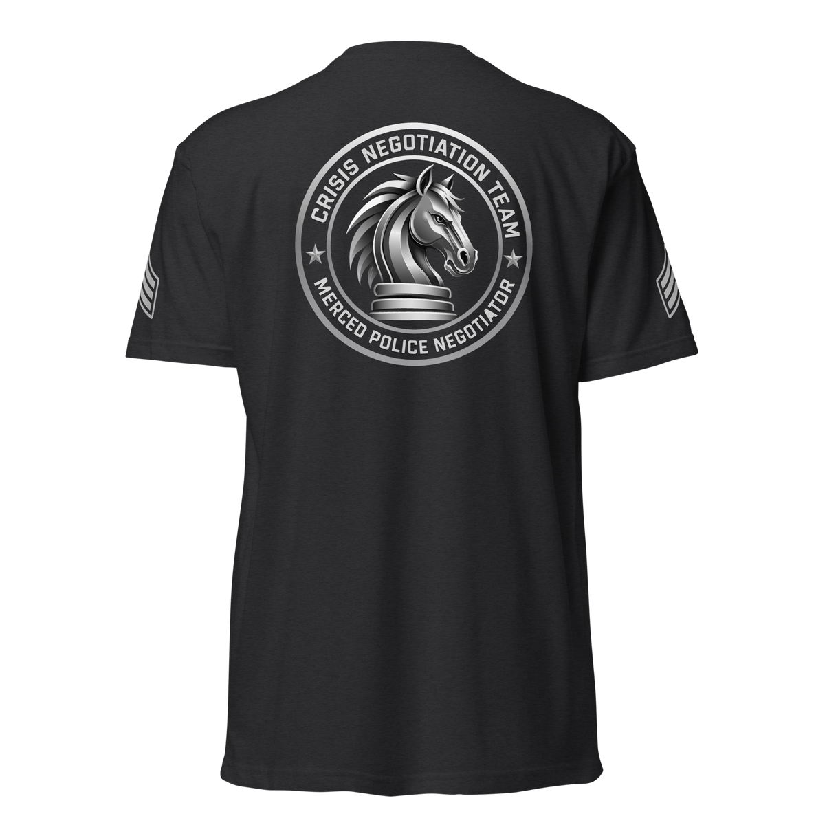 Back view of SLYR Apparel CNT Sergeant T-Shirt in black
