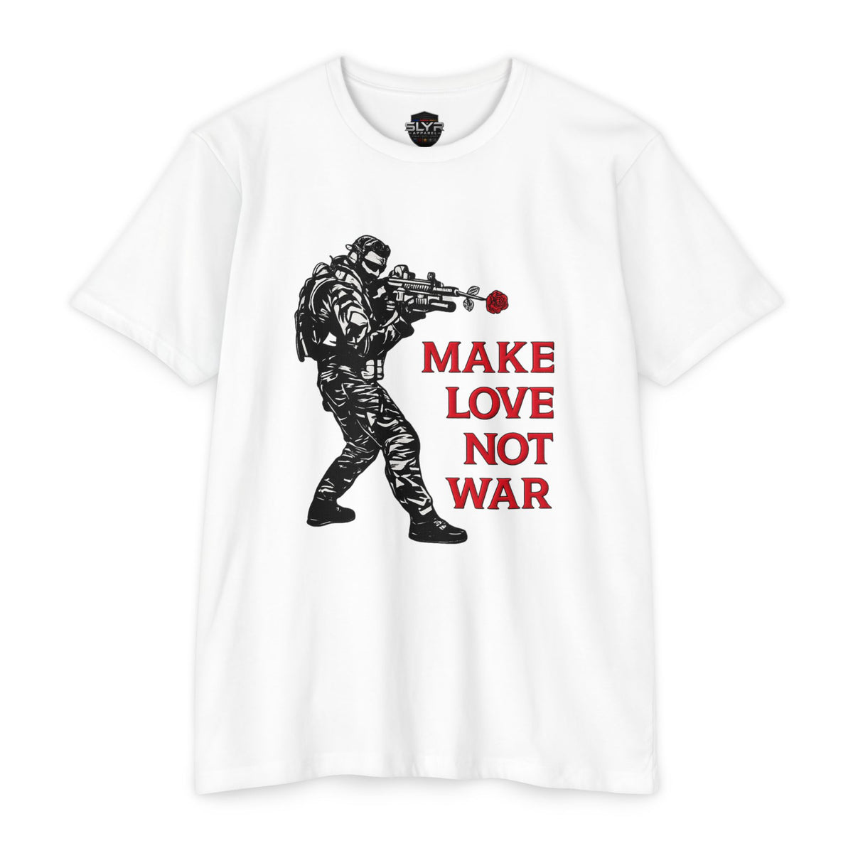 SLYR Apparel Make Love Not War T-Shirt