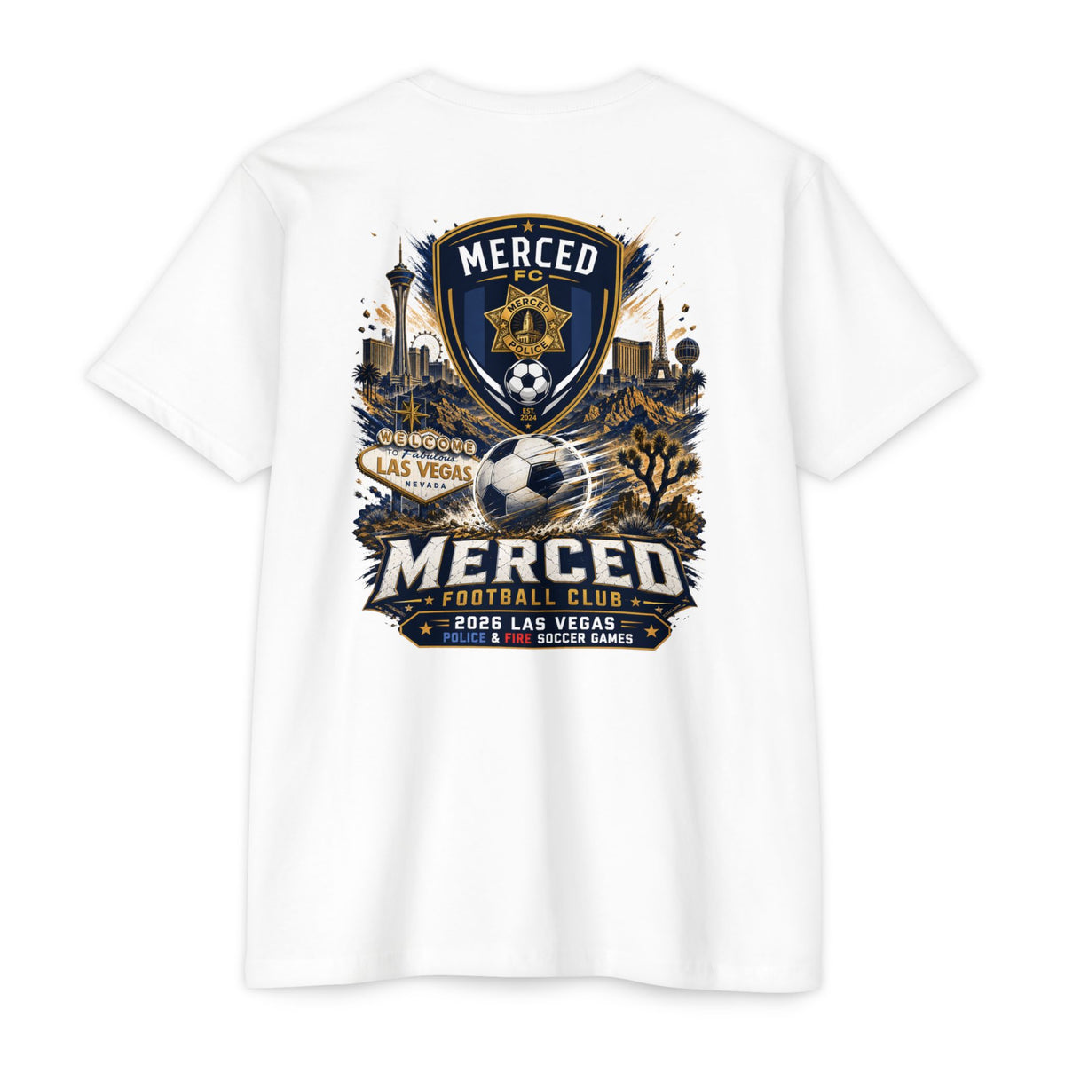 SLYR Apparel Merced FC Soccer T-Shirt – 2026 Las Vegas Football Club Tee