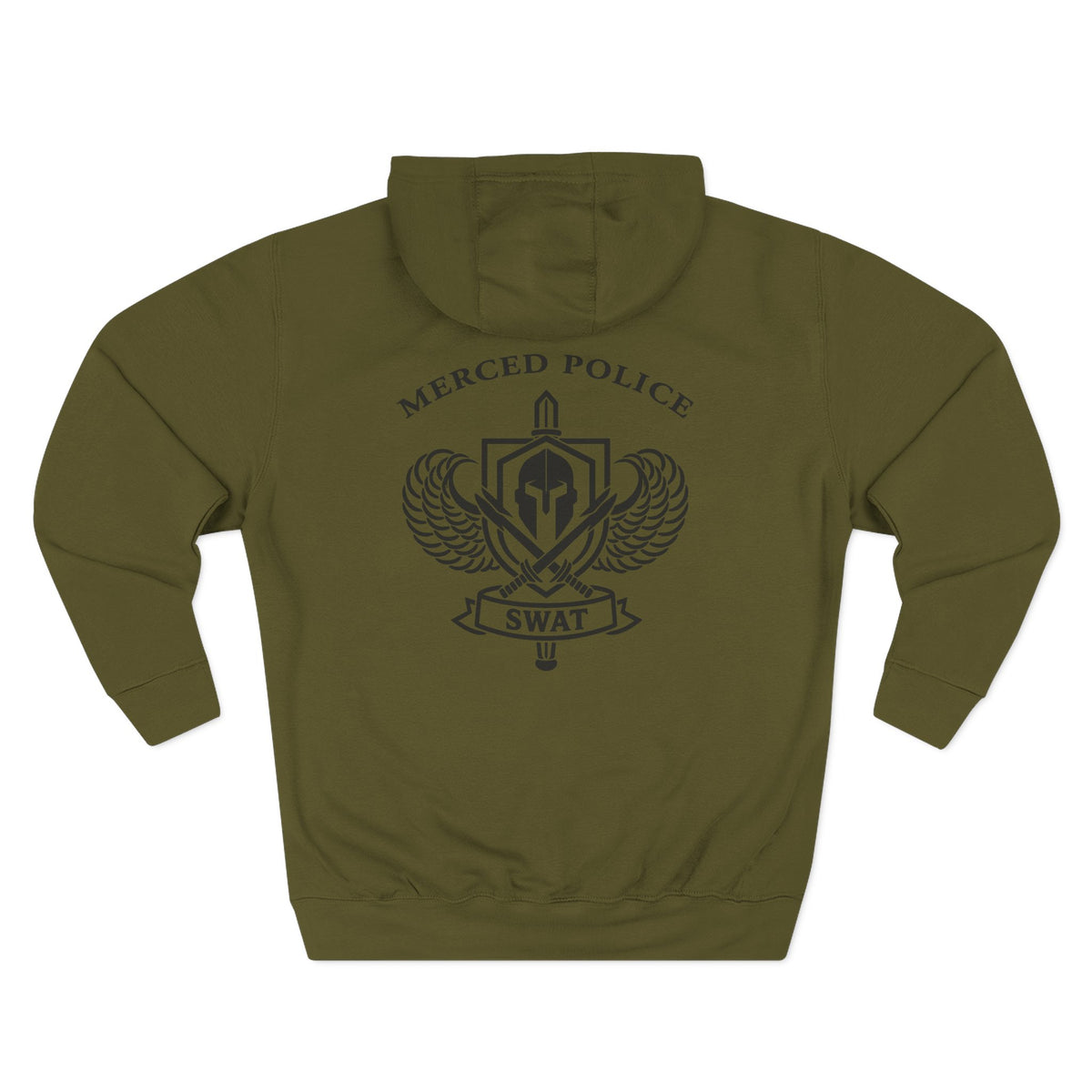 SLYR Apparel Merced Police SWAT New Logo Hoodie