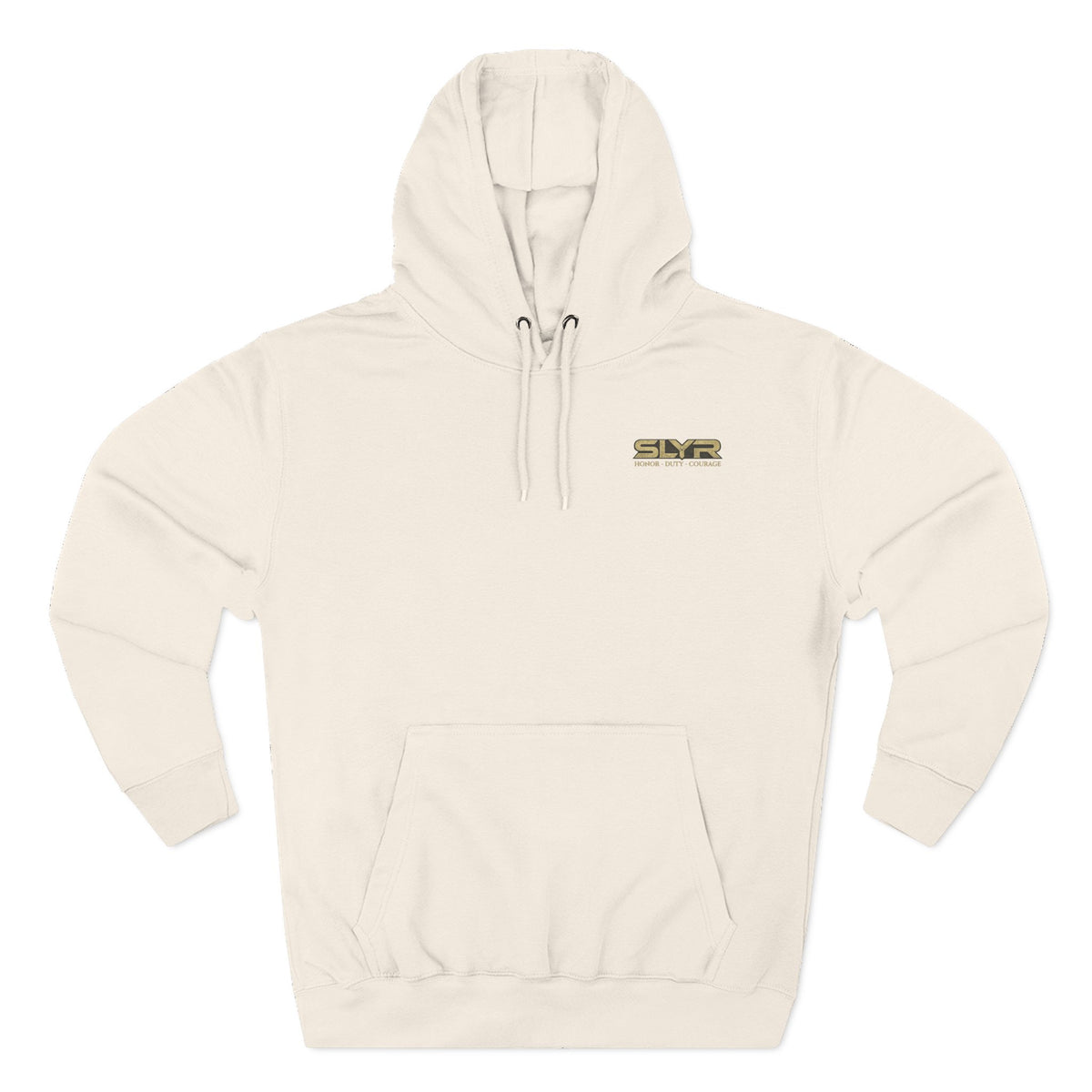 SLYR Apparel Never Forget grenade back patch fleece hoodie