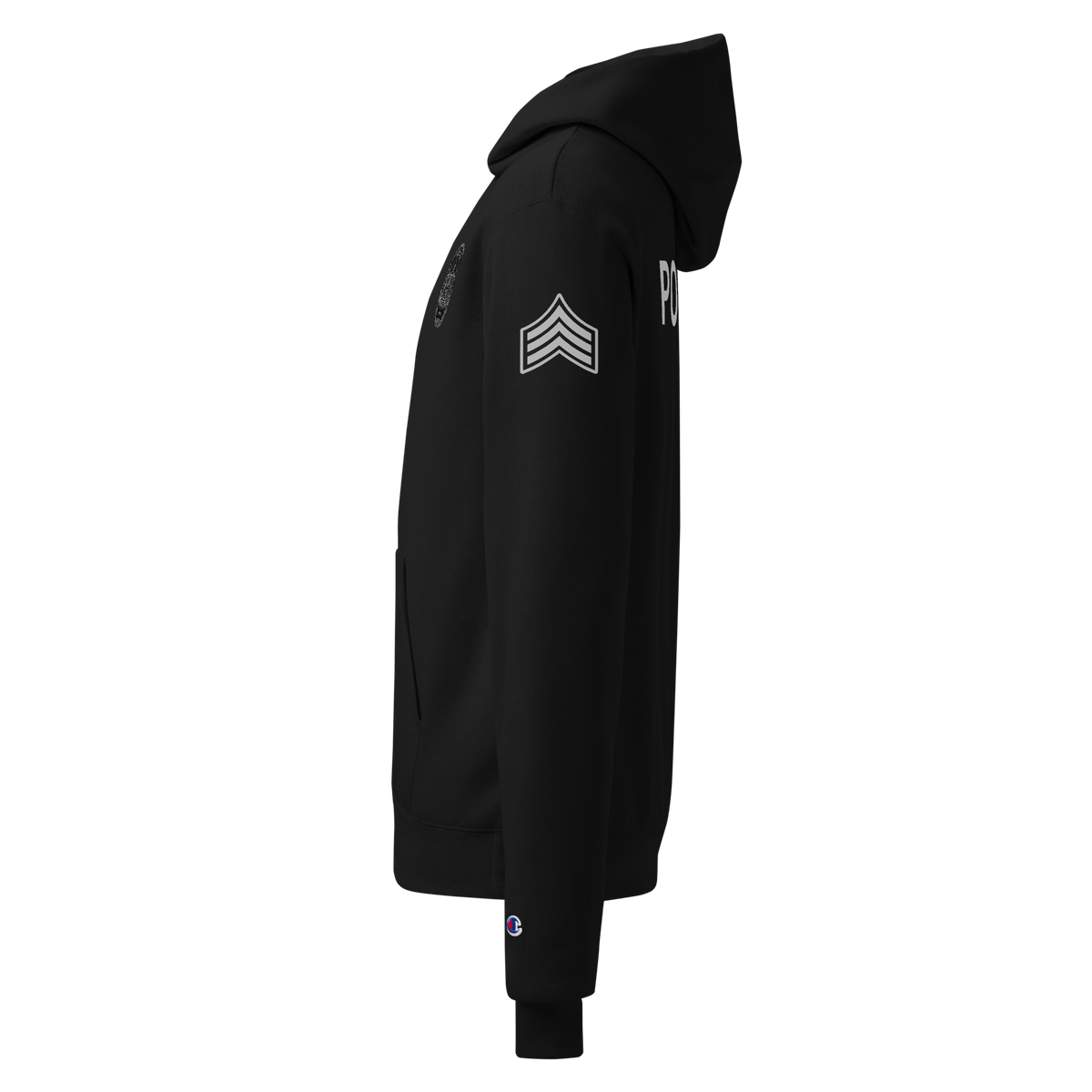 SLYR Apparel MPD Sergeant Champion Powerblend Hoodie – Merced Police Department Sergeant apparel