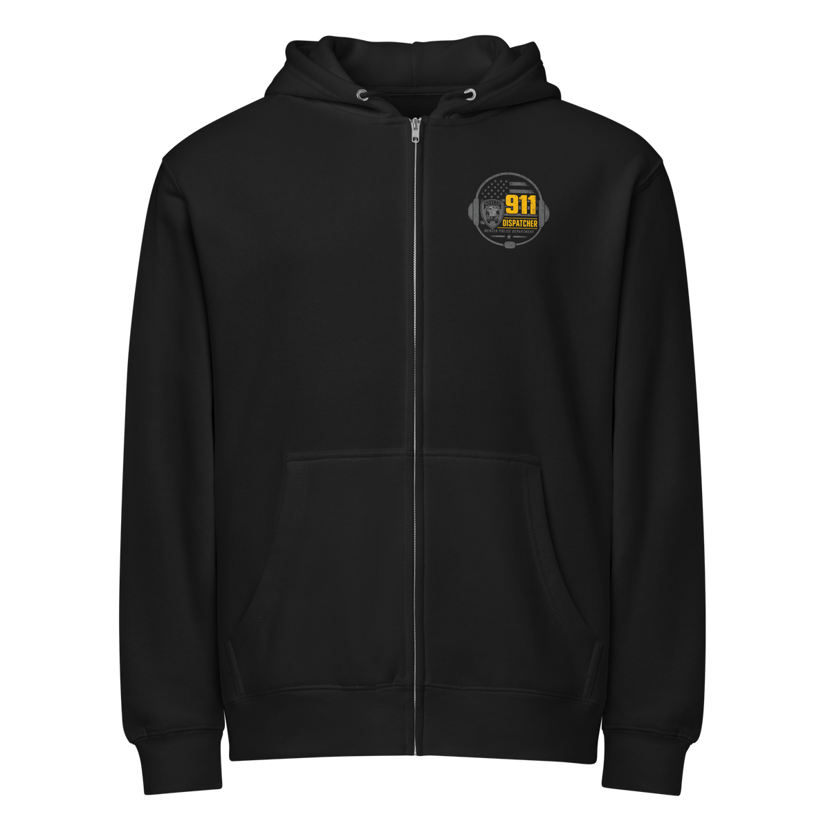 SLYR Apparel MPD Dispatch Zip-Up Hoodie – Red/Blue/Yellow