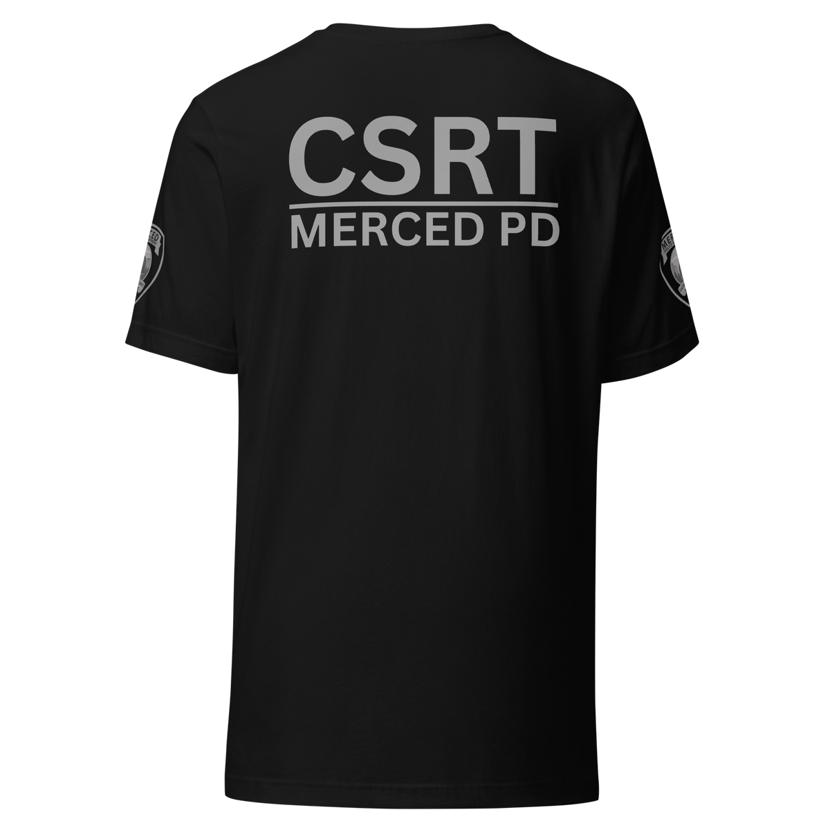 CSRT Member T-shirt by SLYR Apparel — back view
