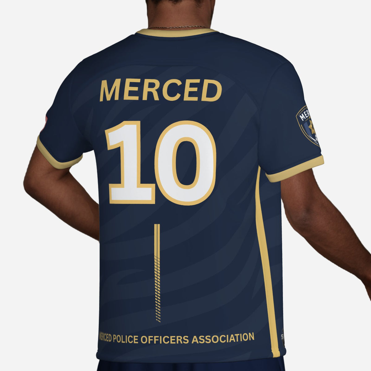 SLYR Apparel #10 MPOA Soccer Jersey for the Merced Police Officers Association Football Club