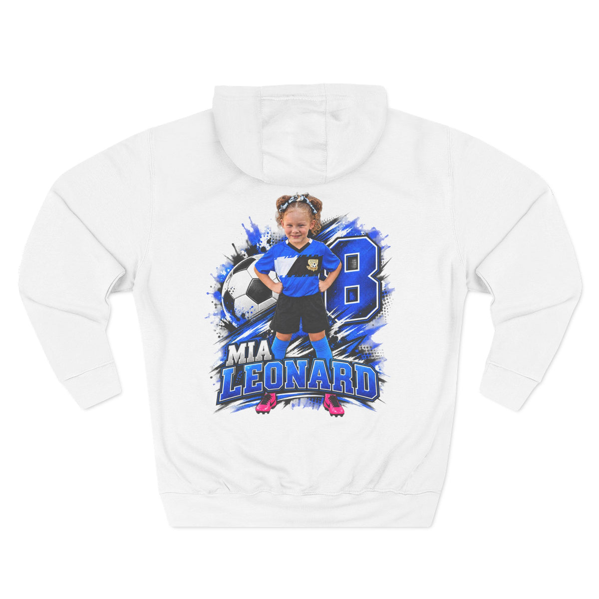 Mia Leonard #8 soccer hoodie product image - SLYR Apparel