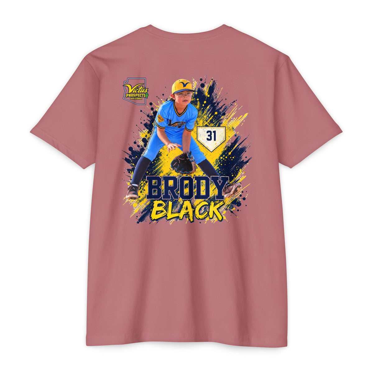 Brody Black #31 Friends and Family baseball tee - SLYR Apparel