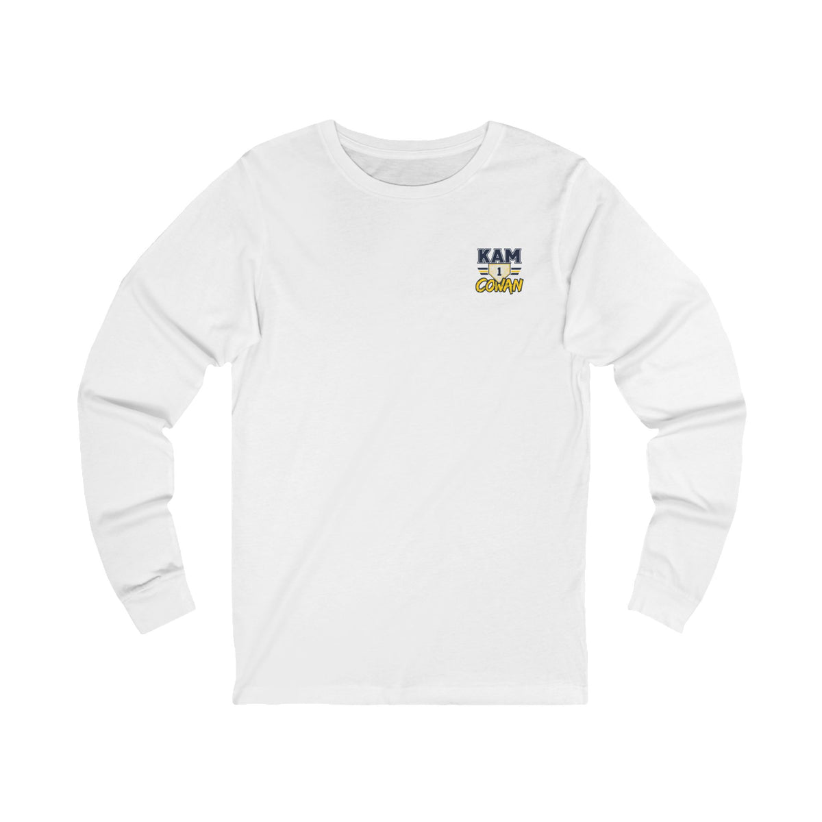 Kam Cowan player graphic long sleeve baseball shirt - SLYR Apparel
