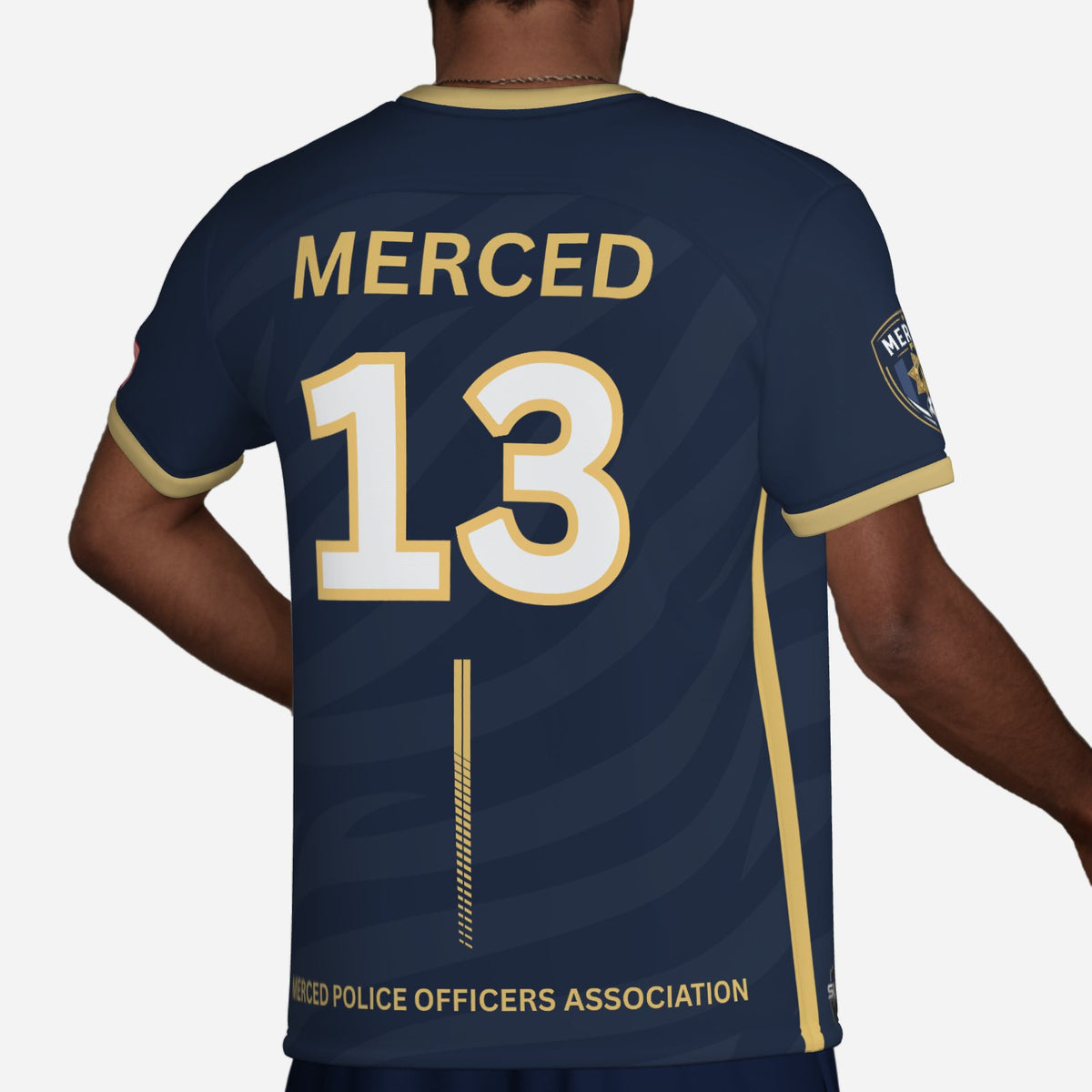SLYR Apparel #13 MPOA Soccer Jersey for the Merced Police Officers Association Football Club