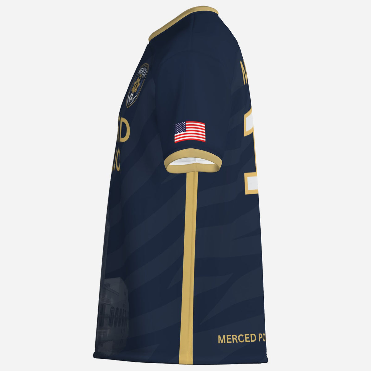 SLYR Apparel #13 MPOA Soccer Jersey for the Merced Police Officers Association Football Club