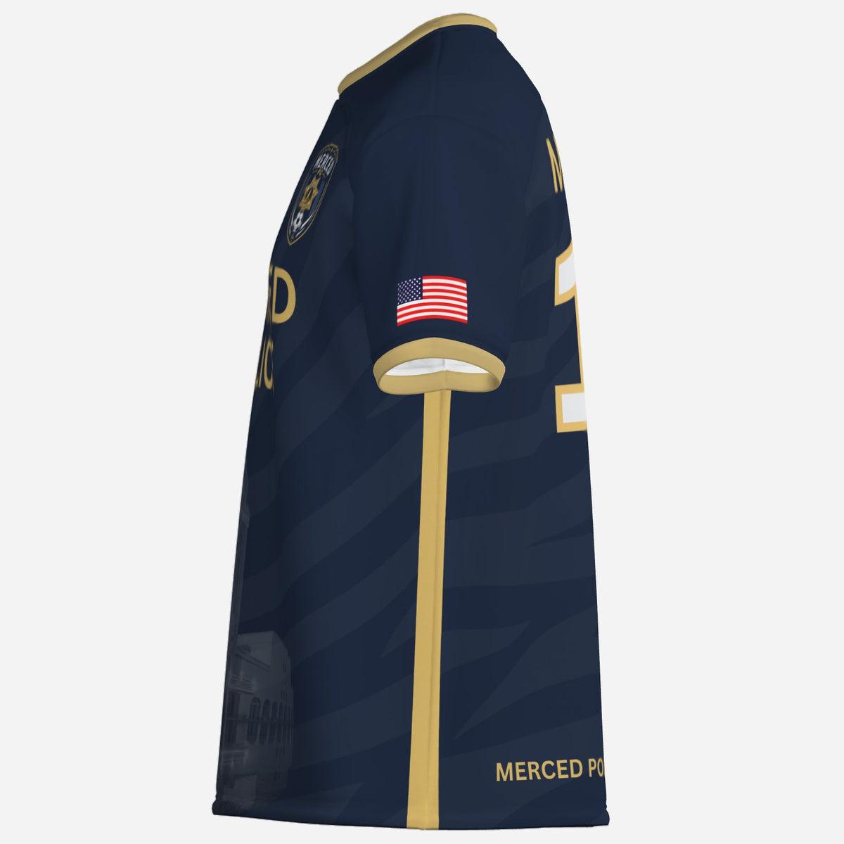 SLYR Apparel #14 MPOA Soccer Jersey for the Merced Police Officers Association Football Club